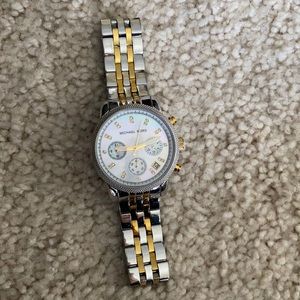 TWO TONE MICHAEL KORS WATCH